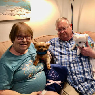 Paloma and Fancy Pants are Home!