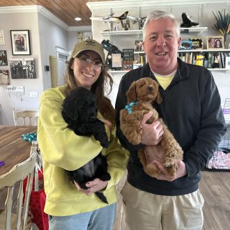 Henrietta and Hazel are Home!