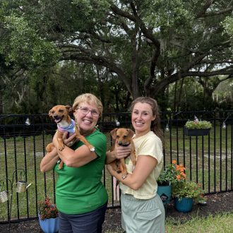 Strudel and Charla are Home!